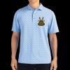 Cutter & Buck Virtue Eco Pique Tile Print Recycled Mens Polo Thumbnail