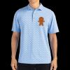 Cutter & Buck Virtue Eco Pique Tile Print Recycled Mens Polo Thumbnail