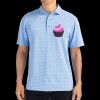 Cutter & Buck Virtue Eco Pique Tile Print Recycled Mens Polo Thumbnail