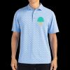 Cutter & Buck Virtue Eco Pique Tile Print Recycled Mens Polo Thumbnail