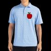 Cutter & Buck Virtue Eco Pique Tile Print Recycled Mens Polo Thumbnail
