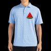 Cutter & Buck Virtue Eco Pique Tile Print Recycled Mens Polo Thumbnail
