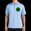 Cutter & Buck Virtue Eco Pique Tile Print Recycled Mens Polo Thumbnail