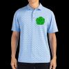 Cutter & Buck Virtue Eco Pique Tile Print Recycled Mens Polo Thumbnail