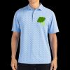 Cutter & Buck Virtue Eco Pique Tile Print Recycled Mens Polo Thumbnail