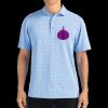 Cutter & Buck Virtue Eco Pique Tile Print Recycled Mens Polo Thumbnail