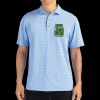 Cutter & Buck Virtue Eco Pique Tile Print Recycled Mens Polo Thumbnail