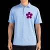 Cutter & Buck Virtue Eco Pique Tile Print Recycled Mens Polo Thumbnail