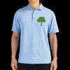 Cutter & Buck Virtue Eco Pique Tile Print Recycled Mens Polo Thumbnail