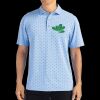 Cutter & Buck Virtue Eco Pique Tile Print Recycled Mens Polo Thumbnail