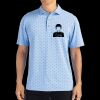 Cutter & Buck Virtue Eco Pique Tile Print Recycled Mens Polo Thumbnail