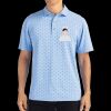 Cutter & Buck Virtue Eco Pique Tile Print Recycled Mens Polo Thumbnail